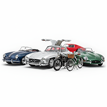 Carros, Motos e Bicicletas